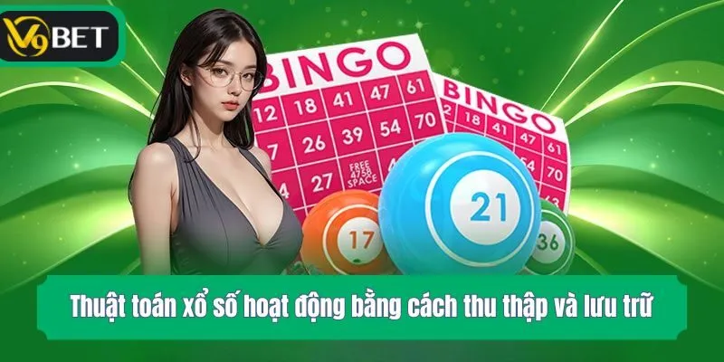 Thuật toán xổ số hoạt động bằng cách thu thập và lưu trữ